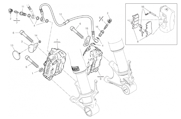 FRONT BRAKE SYSTEM