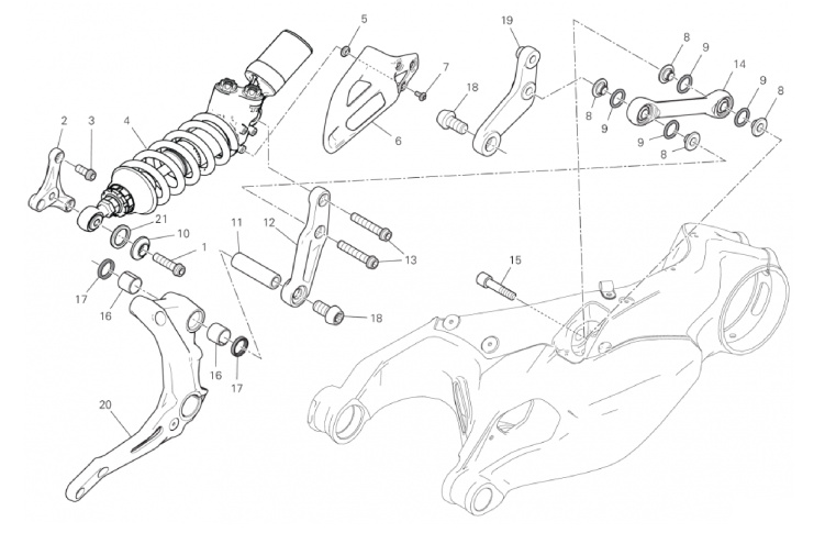 REAR SHOCK ABSORBER 