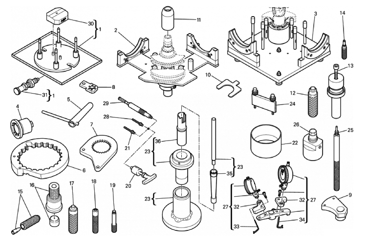 WORKSHOP SERVICE TOOLS (ENGINE) 