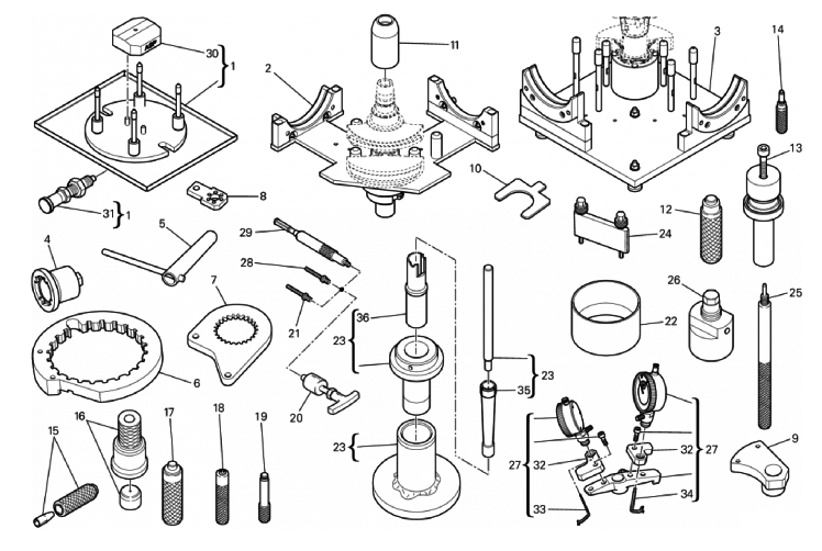 WORKSHOP SERVICE TOOLS (ENGINE) 