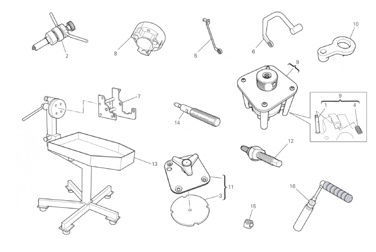 WORKSHOP SERVICE TOOLS (ENGINE) 