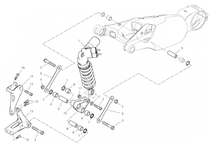 REAR SHOCK ABSORBER 