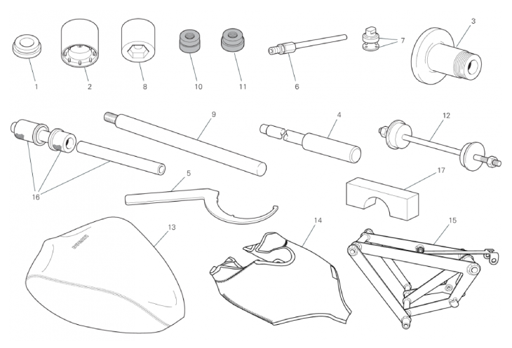 WORKSHOP SERVICE TOOLS (FRAME) 