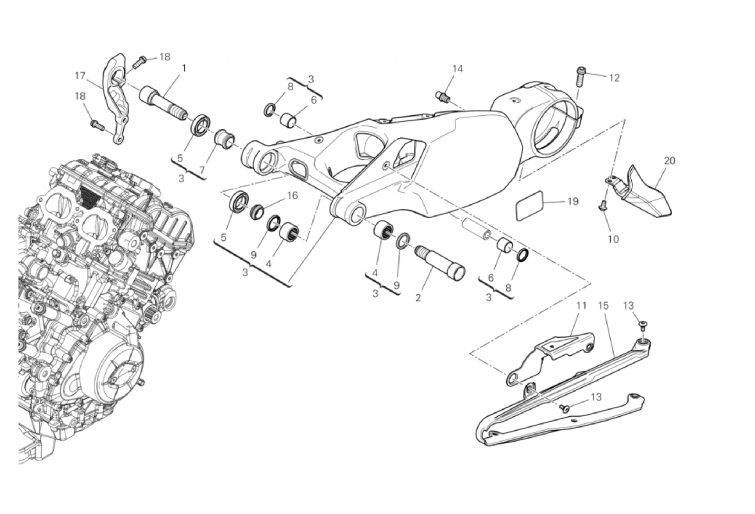 REAR SWINGING ARM 