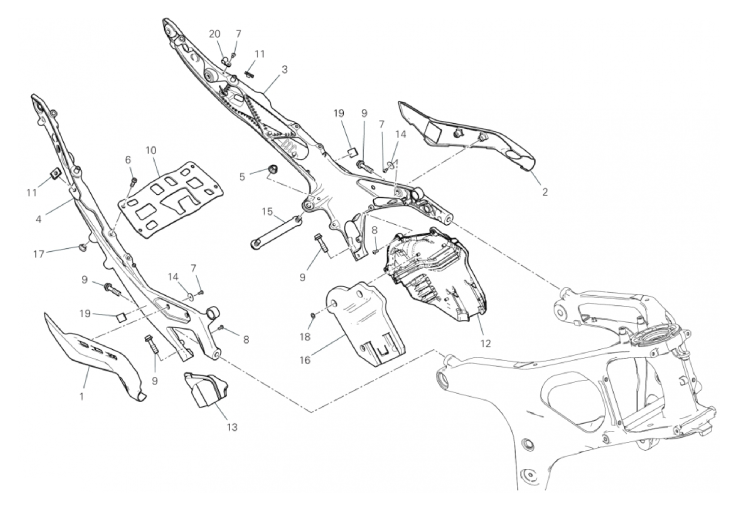 REAR FRAME COMP. 