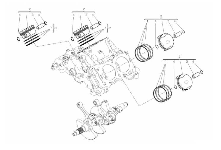 CYLINDERS - PISTONS 