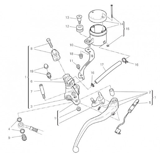 FRONT BRAKE PUMP 