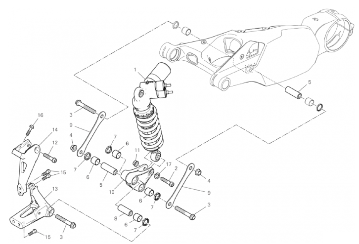 REAR SHOCK ABSORBER 