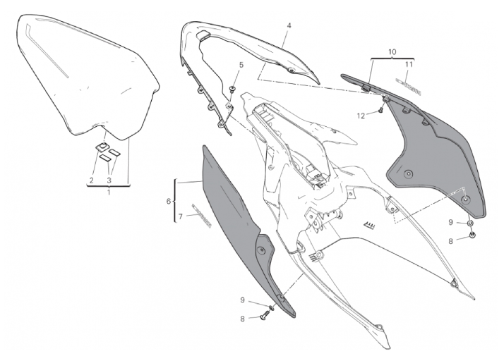 PILLION RIDER SEAT 