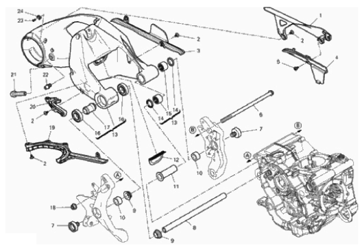 REAR SWINGING ARM 