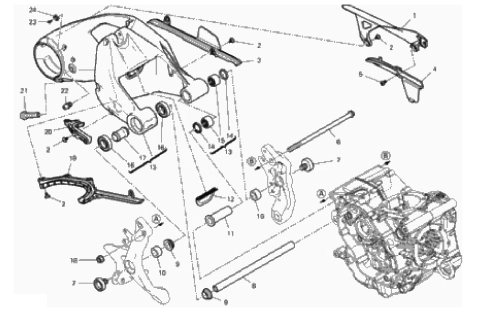 REAR SWINGING ARM 