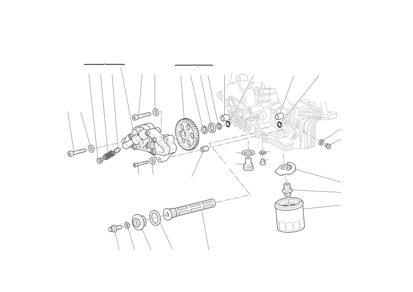 FILTERS AND OIL PUMP