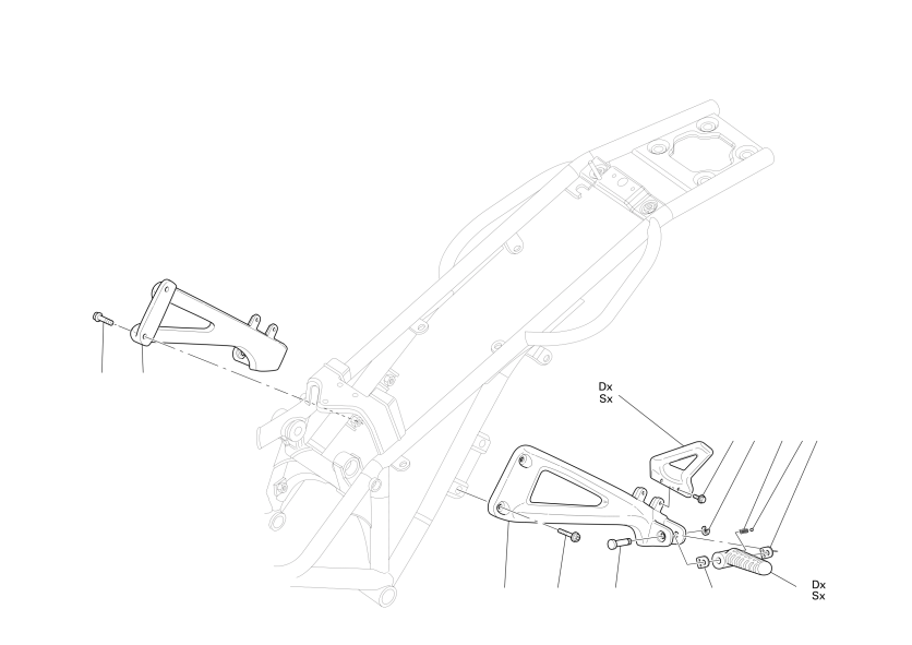 REAR FOOTRESTS