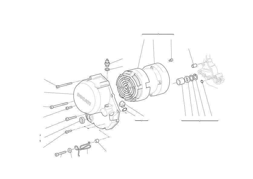 CLUTCH-SIDE CRANKCASE COVER