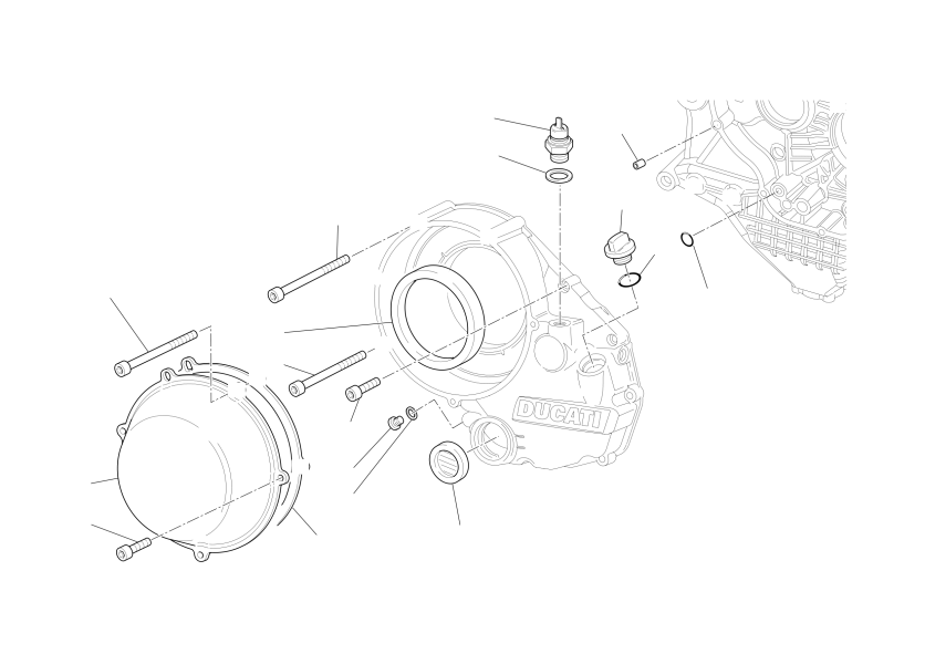 Clutch-side crankcase cover