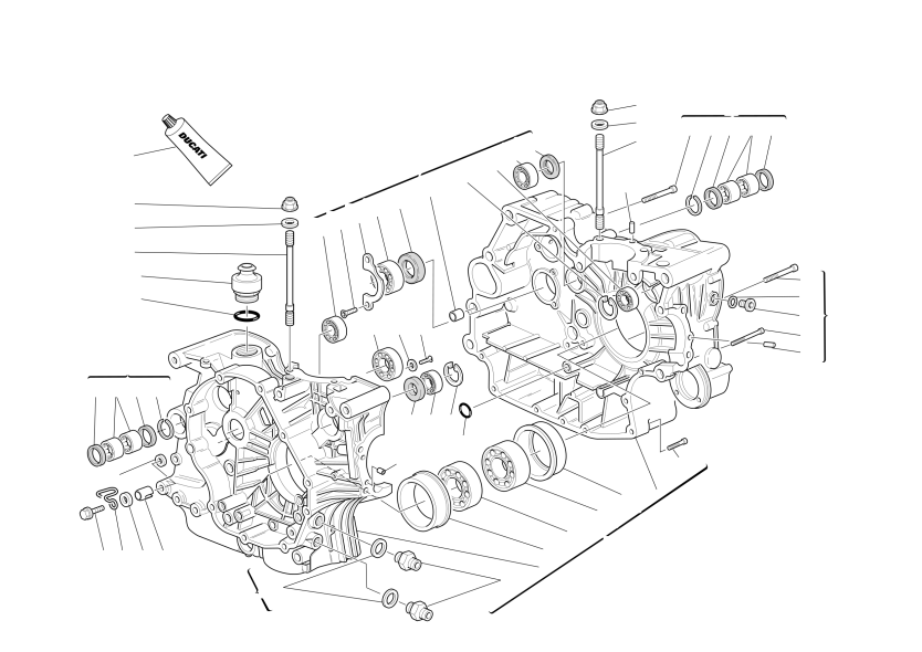 HALF CRANKCASES