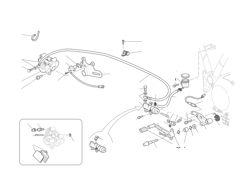 REAR HYDRAULIC BRAKE