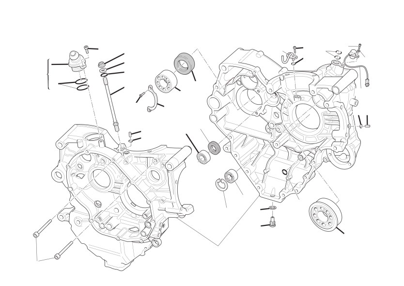 Crankcase halves