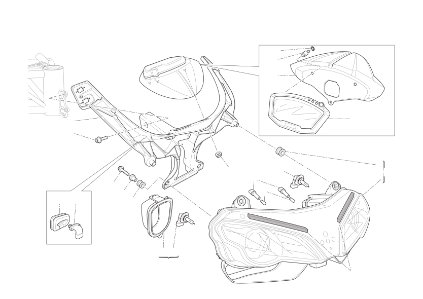 Headlight & instr. panel