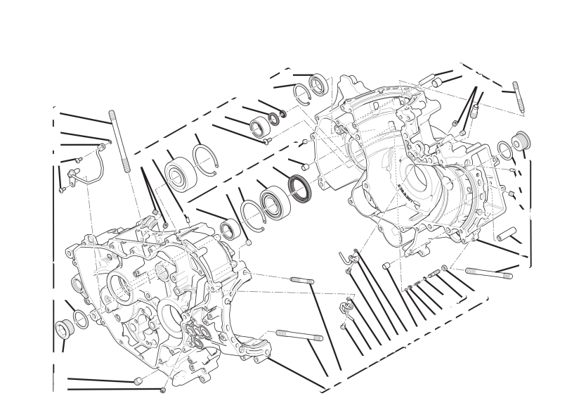 Crankcase halves