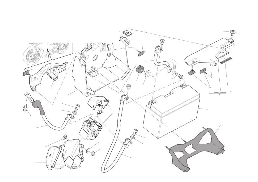 Battery support