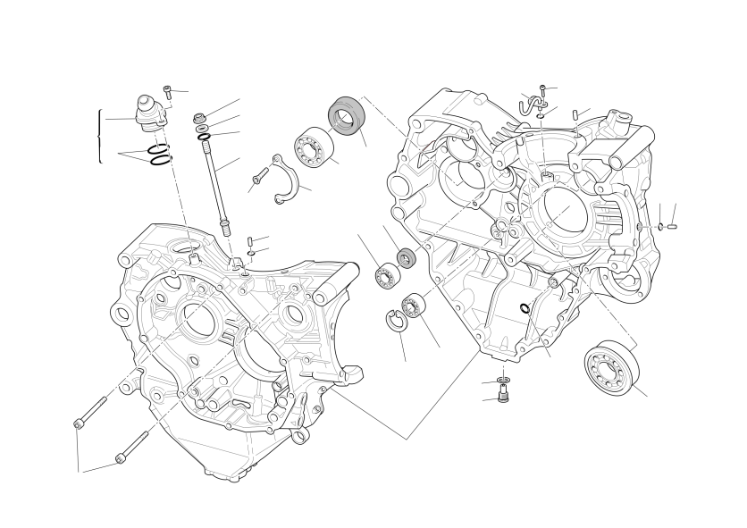 Crankcase halves