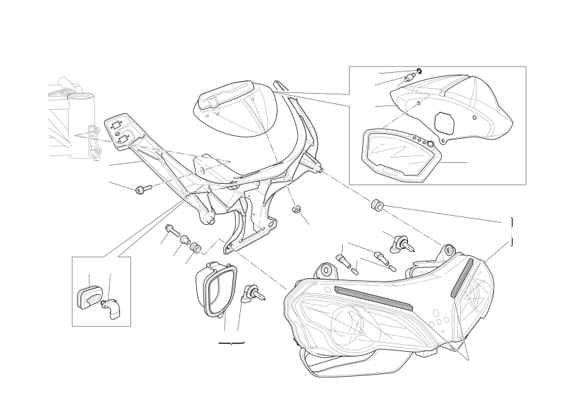 Headlight & instr. panel