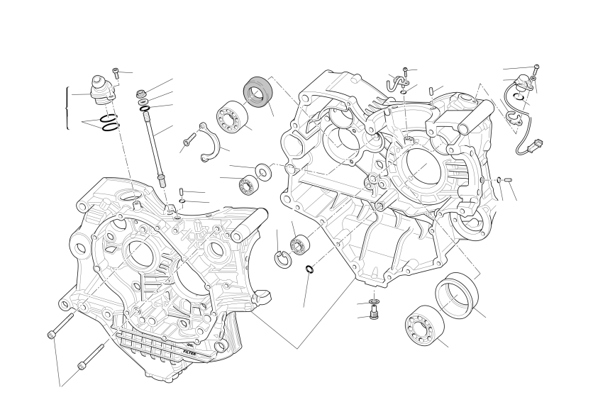 Crankcase halves