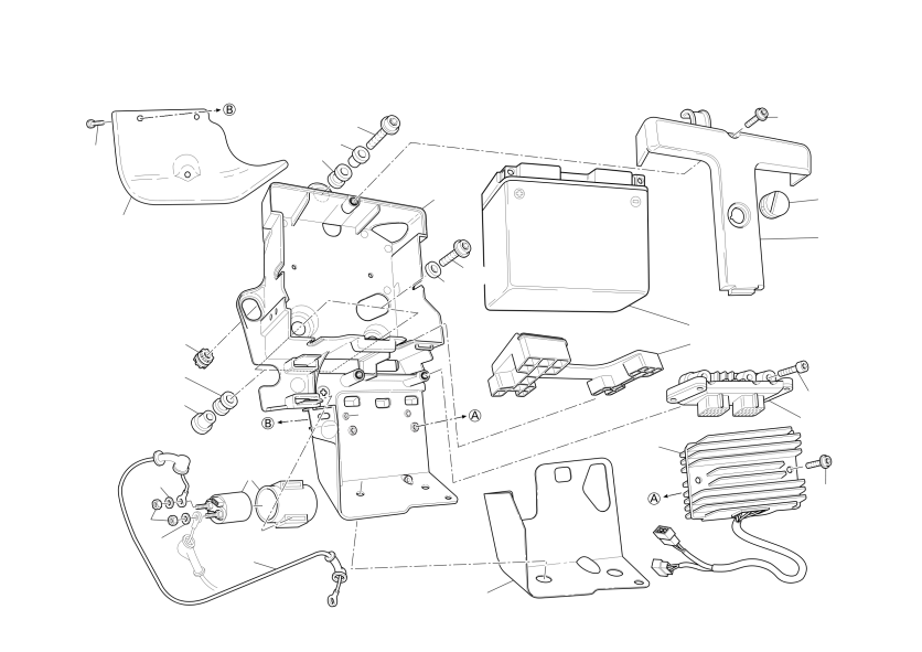 Battery support