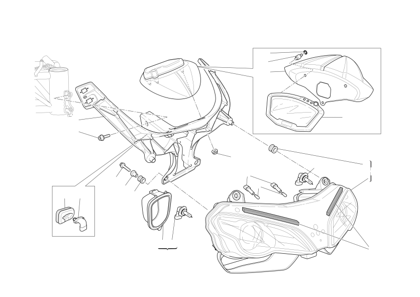 Headlight & instr. panel