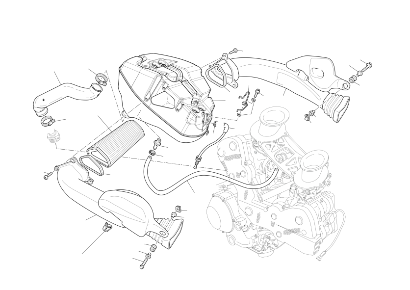 Air intake - oil breather