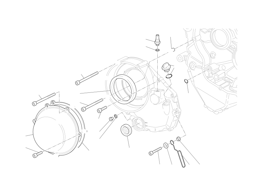 Clutch-side crankcase cover