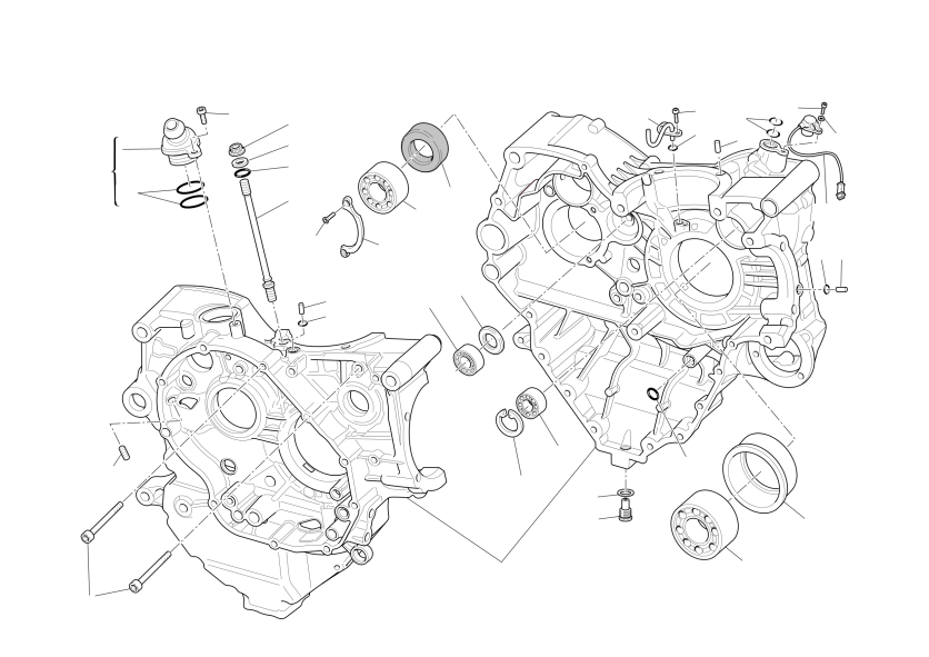 Crankcase halves