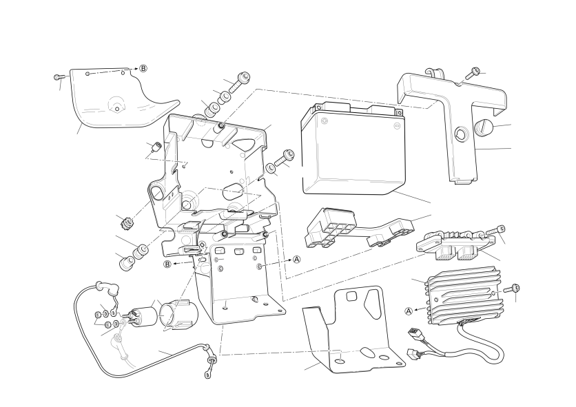Battery support