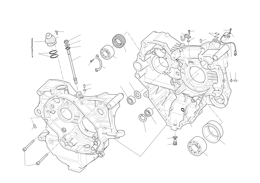 Crankcase halves