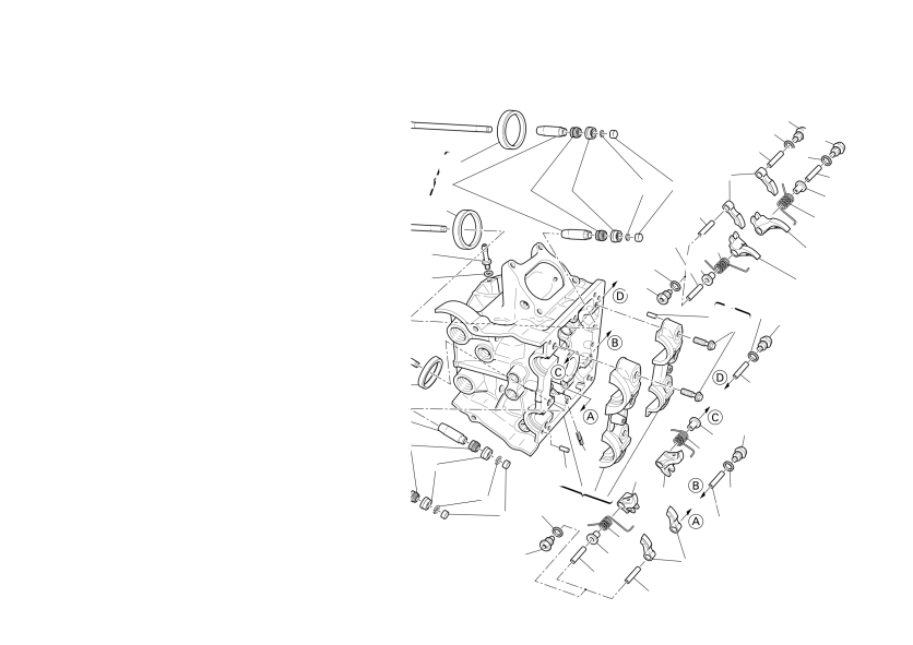 Horizontal cylinder head