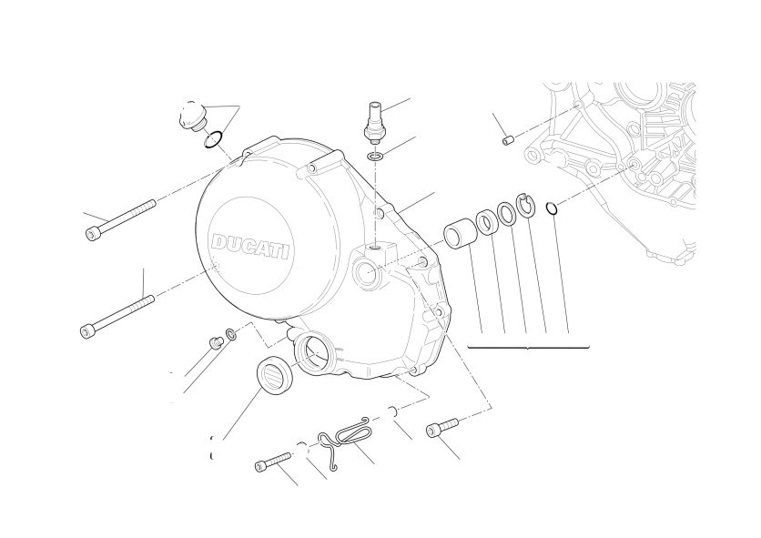 Clutch-side crankcase cover