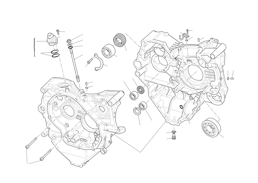Crankcase halves