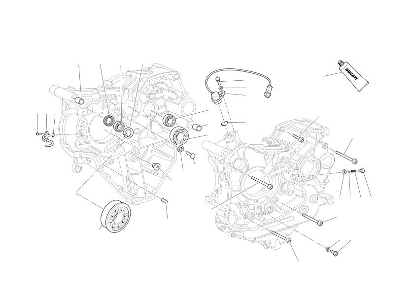 Crankcase halves