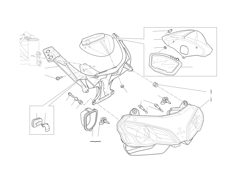 Headlight & instr. panel