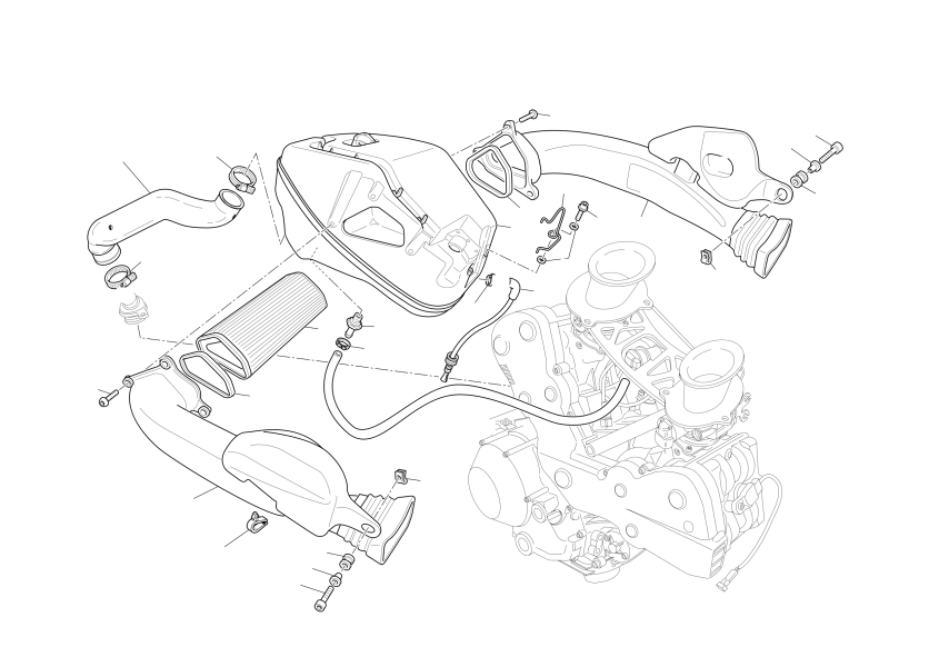 Air intake - oil breather