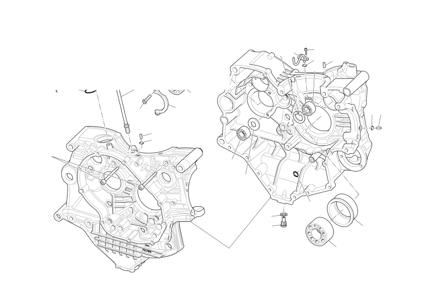 Crankcase halves