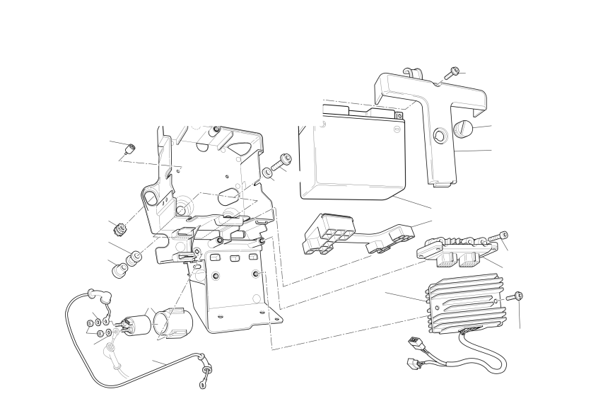 Battery support