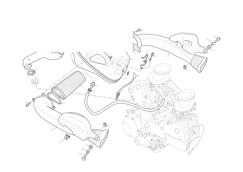 Air intake - oil breather