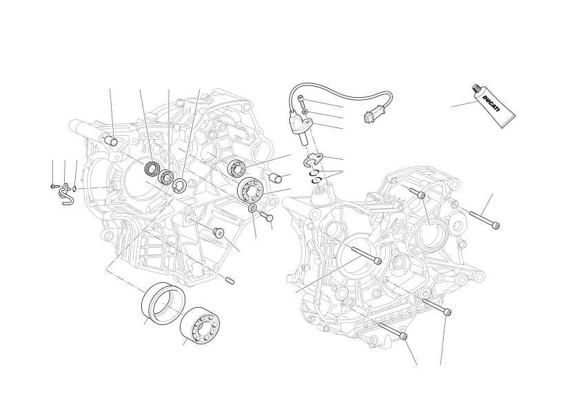 Crankcase halves