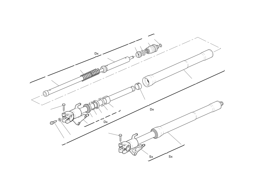 FRONT FORKS - 749
