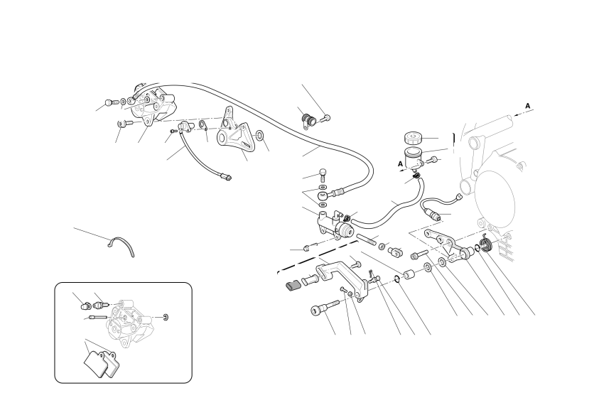 REAR HYDRAULIC BRAKE