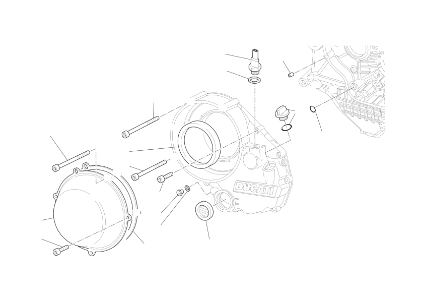 Clutch-side crankcase cover