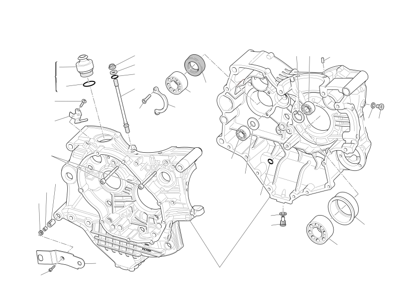 Crankcase halves