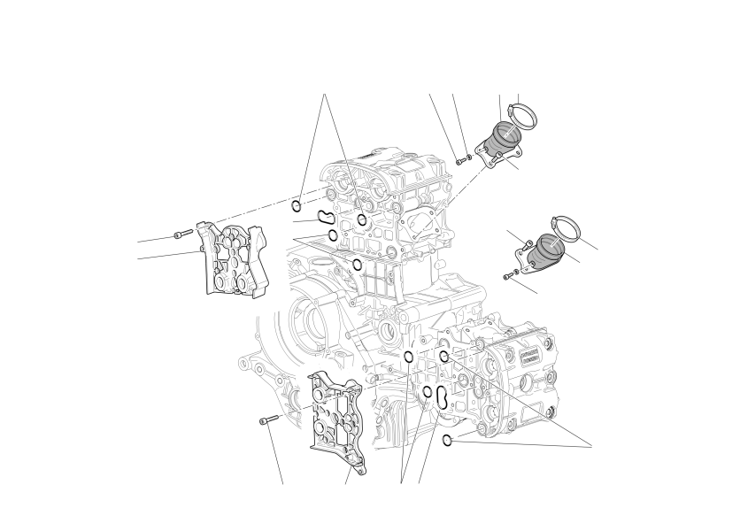 Manifolds and cylinder head covers